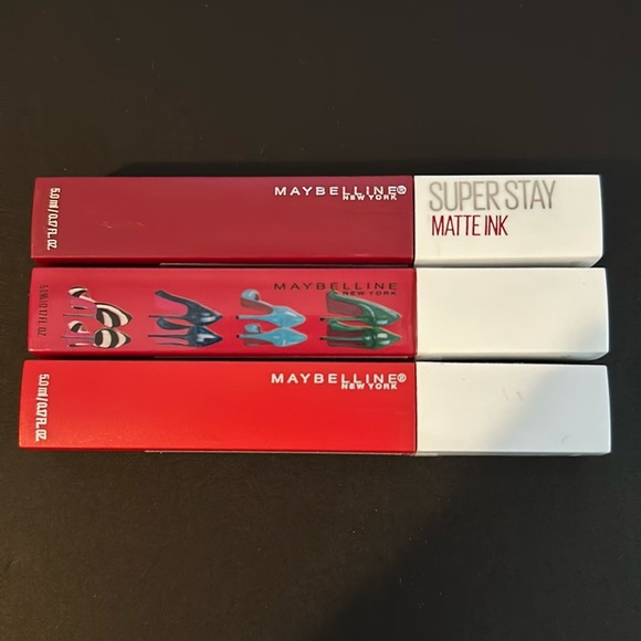 5/$25 will bundle New! Maybelline Super Stay Matte Ink bundle - Reds - Picture 2 of 4